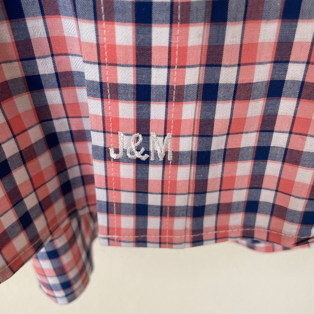 Johnston & Murphy Button Down Designer Shirt - image 4